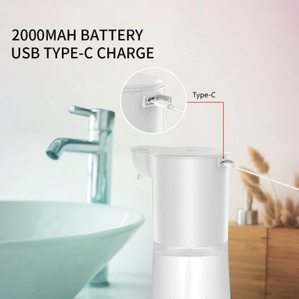 Automatic Induction Foam Soap Dispenser 2000mAh USB Charging Smart
