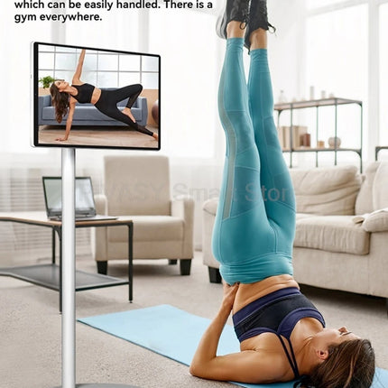 21.5 Inch Touch Screen Study Outdoor Android system 8G+128G Portable Rotatable 8-core Smart TV 6000mAH Battery-power Movable