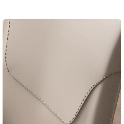 Leather Meeting Sedentary Dining Chair Luxury Backrest Comfortable Simple Dining Chair Hotel Restaurant Cadeiras Home Furniture