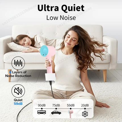6 in 1 Leafless Constant Temperature Hair Dryer For Personal Hair Care