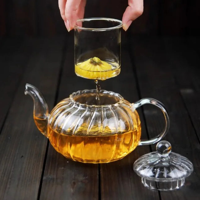 Teapot Pumpkin Kettle Tea Infuser