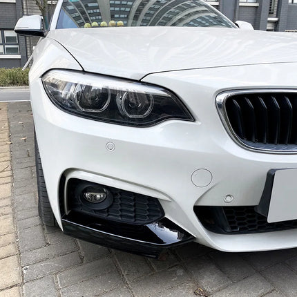 Front Bumper Splitter Lip Diffuser For BMW 2 Series F22/F23 M235i M240i M-Sport 2014-2021 Car Spoiler Cover Guard Deflector Lips