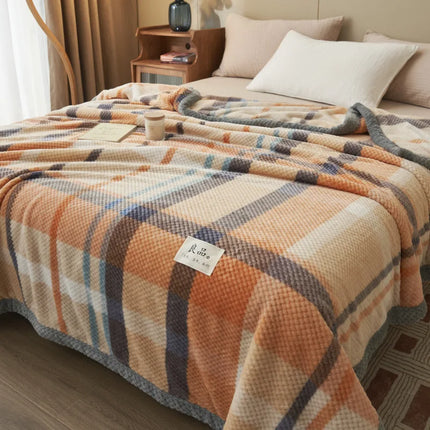 1pcs Knit Blanket Throw Soft Chenille Yarn Knitted Blanket Machine Washable Crochet Handmade Knit Throw Blanket for Couch Bed