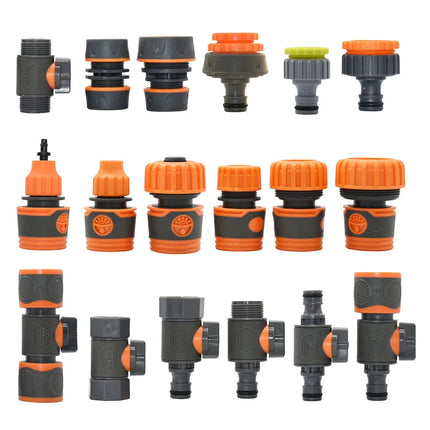 Garden Hose Quick Connector 1/2 3/4 1 Inch Pipe Coupler Stop Water Connector