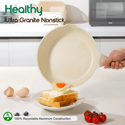 DONNOR 16Pcs Cookware Sets Non Stick Pots and Pans Set Kitchen Cooking Set