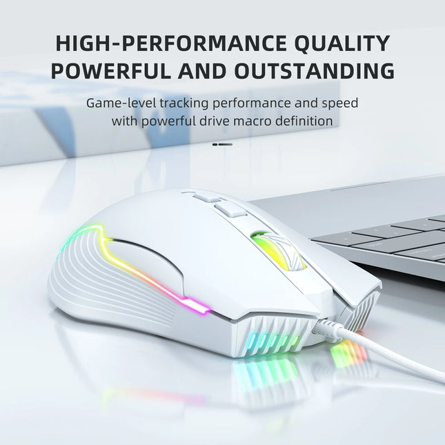 Gaming Headset Esports Package New FULL RGB Light Design Headphones with Mic Headphone