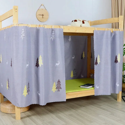 Bed Curtain Students Bunk Up and Down Canopy Bed Curtain Protect Privacy Partition Curtain Mosquito Net Home Decor