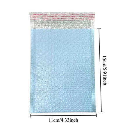 20Pcs Pink Green Blue Poly Bubble Mailers Padded Envelopes Self Seal Padded Envelopes Gift Bags Black Packaging Envelope
