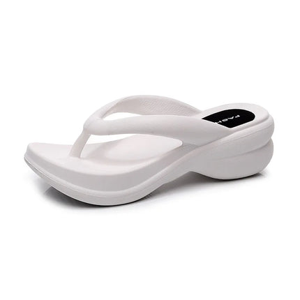 Woman House Slipper Wedges Cloud Sandals Summer Soft Flip Flops Beach Slides Home Garden Shoe Outdoor Ladies Female Girls