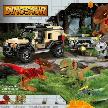 Dinosaur World Park Series Building Blocks Transport Microraptor