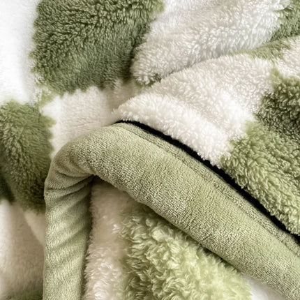 warm blanket coral velvet blanket, milk velvet long velvet light luxury blanket blanket