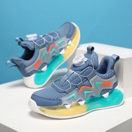 Childrens Sport Shoes Fashion Boys Running Leisure Mesh Comforthable Outdoor Kids Casual Tennis Shoes Breathable Sneakers