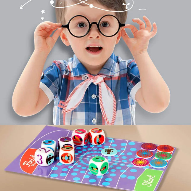 Funny Party Parent-child Interaction Table Games Creative Yoga Sports Dice Games