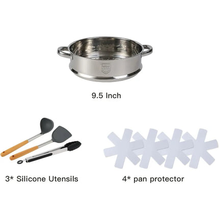 16PCS Pots and Pans Set Non Stick Cookware Set Nonstick