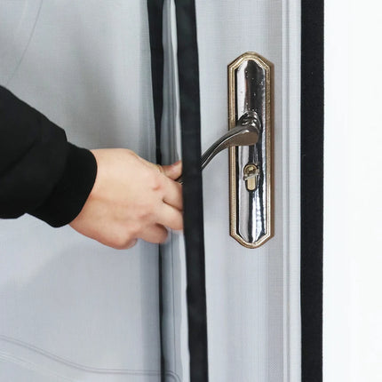 DTGJ Magnetic Door Screen,Black Side Door Magnetic Mosquito Net,Insect Proof Flight,Summer and Kitchen Indoor Invisible Net