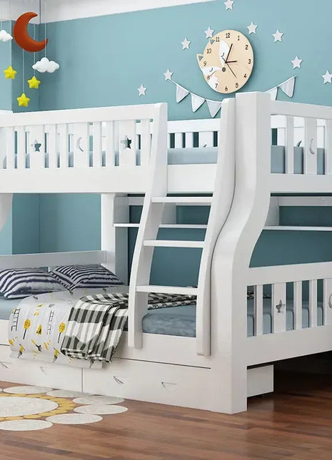 Thickened all solid wood children's bed Bunk bed Factory Custom kids double decker bed