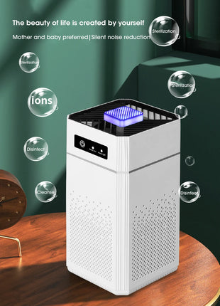 Air Purifier Smoke Odor Negative Ion Generator Protable Air Cleaner Household USB Free Shipping HEPA Replaceable Filter Choosen
