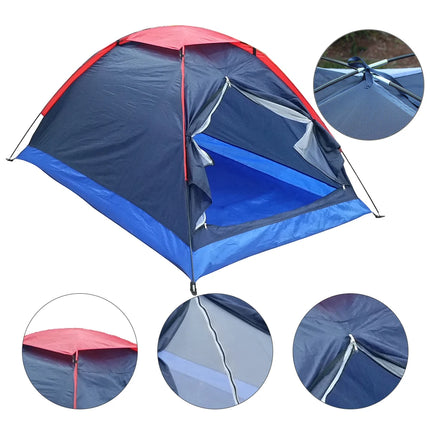 2 People Outdoor Travel Camping Single Layer Tent with Bag for Outdoor Camping