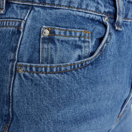 Trendyol TYZA Women's Jeans Casual Beltless Wide Leg Denim Plain Jeans Wide Leg Casual Pants Denim Pants