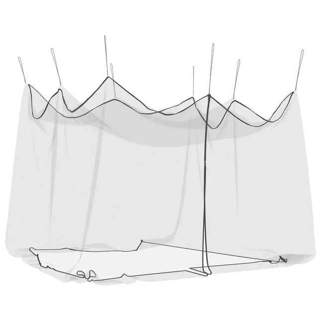 Interior/Exterior Black Mosquito Net 156 Mesh, 300x300x250 cm - Durable Polyester, Portable, Easy to Use & Multi-purpose