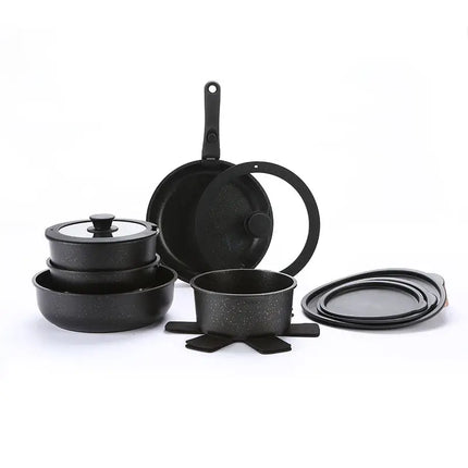 Donnor 17-Piece Removable Handle Non-Stick Cookware Set