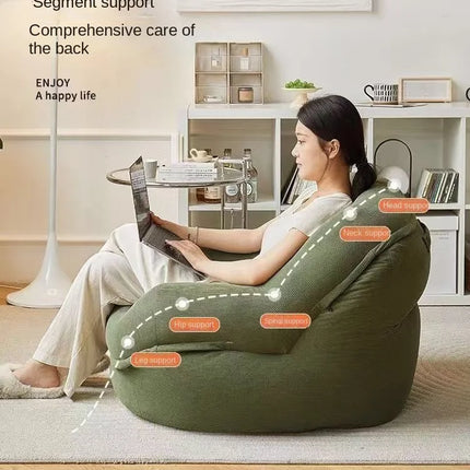 X&D Lazy Sofa Leisure Small Bedroom Living Room Balcony Single Person Reclining Or Sleeping Nest Sofa Internet Famous New Model