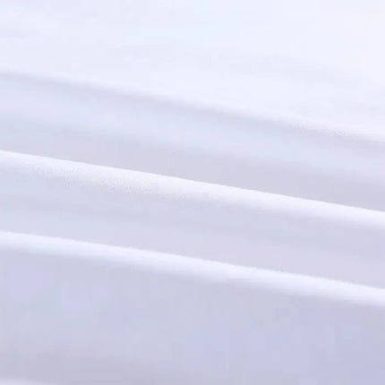One Piece of Single Bed Sheetss (Excluding Pillowcases and Pillow Cores) Washed Material Pure White Hotel Bed Sheetss B&B Single and Double Home Use