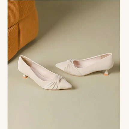 Ladies Summer Footwear with Heel Shoes for Women 2024 Green Office Medium Heels Moccasins Elegant Dress on Offer E Fashion Y2k A