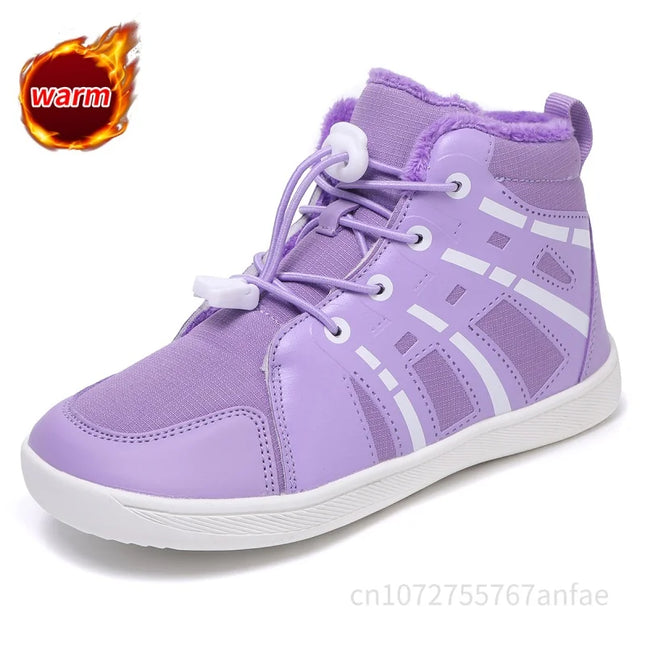 Boys Girls Snow Boots Waterproof Winter Shoes