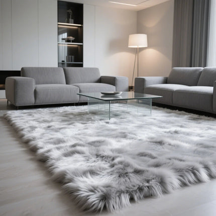 Lightweight, Soft and Comfortable Modern and Simple Style Silk - Wool Living Room and Bedside Mats