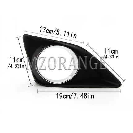 Fog Lights Cover for Toyota Corolla 2008 2009 2010 Fog Lamp Assembly Fog Light Cover Grill Bezel frame Headlight accessories