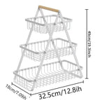 White 3-Tier