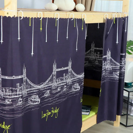 Bed Curtain Students Bunk Up and Down Canopy Bed Curtain Protect Privacy Partition Curtain Mosquito Net Home Decor