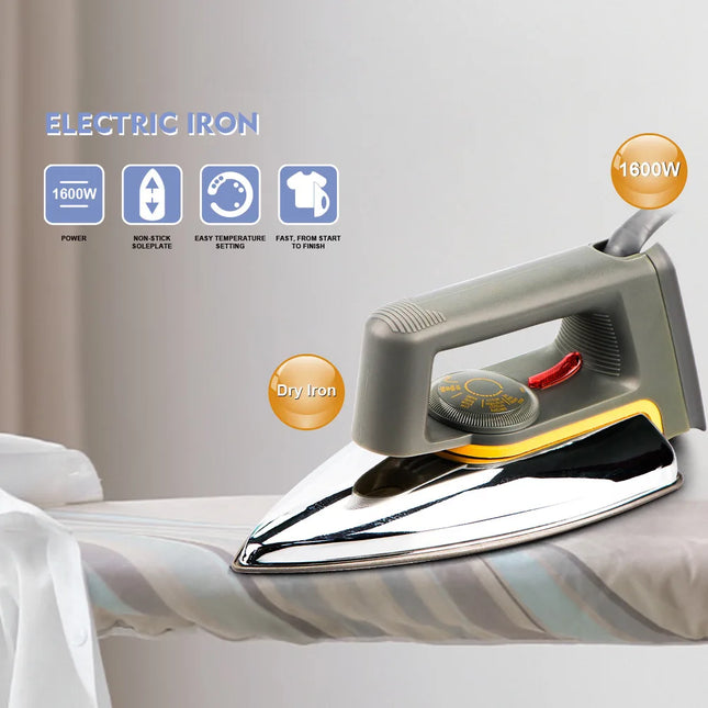 Household old-fashioned dry iron Clothes iron No water, no steam, hot iron, hot stamping, drilling, veneer electric iron