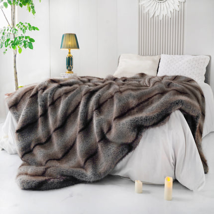 Blanket Luxury Throw Blanket Winter Thick Warm Sofa Blankets