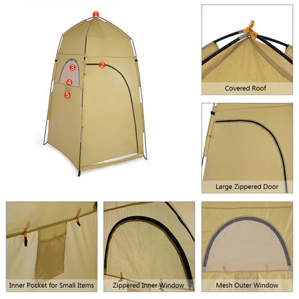 Portable Outdoor Shower Bath Changing Fitting Room Tent Shelter Camping Beach Privacy Toilet Photography Tent