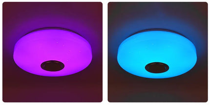 MARPOU RGB Ceiling Lamps  Smart Modern Ceiling Lighting AC 220V Music Remote Application Control Bluetooth Speaker Indoor Decor