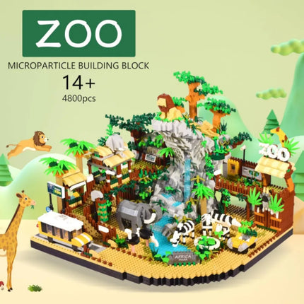 Zoo Building Miniature Building Block Set  4,800 pieces, Zoo