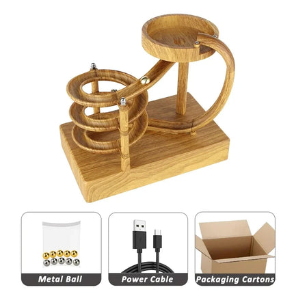 Perpetual Marble Machine Kinetic Art Motion Inertial Metal Automatic Creative Infinite Jumping