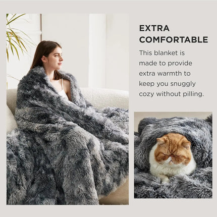 Blanket Gifts for Women Men Soft Fleece Sherpa Cozy Fuzzy Plush Warm Minky