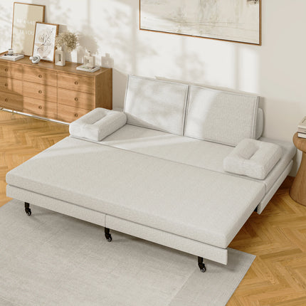 Sofa Bed, 201cm, 90x200cm Sofa Retractable Folding To 180x200