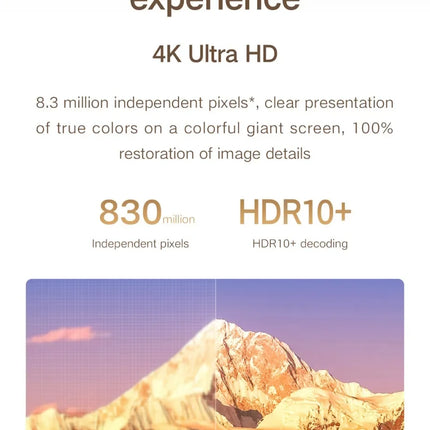 Formovie C3 4K Laser TV Projector ALPD 400 Nit Brightness Beamer Cinema 3 DLP 40ms Game UST Projetor Fengmi For Home Theater