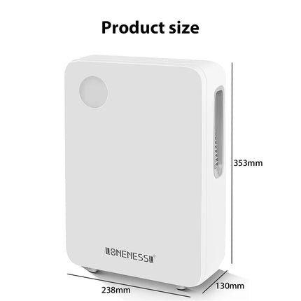 Air Dehumidifier 72W Home Dehumidifier portable dehumidifier Tank capacity 2000ML Air Dryer For Home Bedroom Office Kitchen Drye