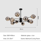 Black - 10 heads / Brightness Dimmable