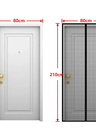 Magnetic Door Screen Mosquito Net  Insect Curtain Fly Insect White Auto Closing Invisible Mesh For Kitchen indoor living room