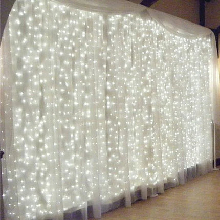 3/6M USB LED Curtain 8Modes Remote Control String Lights Holiday Wedding Fairy Garland Lights For Bedroom Living Room Decor