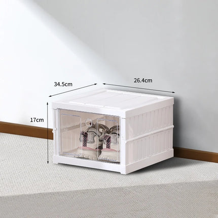 Stackable Shoes Cabinet Stackable Transparent Dustproof Shoe Cabinet Multi-functional Large Capacity Storage Organization Box