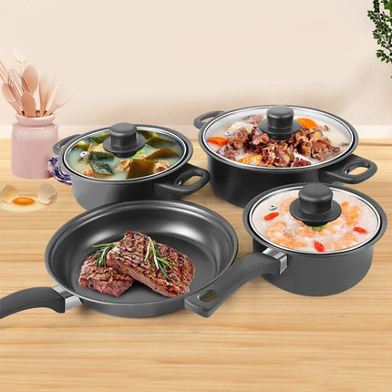 Cooking Pot Set Non Stick Deep Frying Pan Multifunctional Milk Pot Maifan Stone Frying Pan Kitchen Cookware