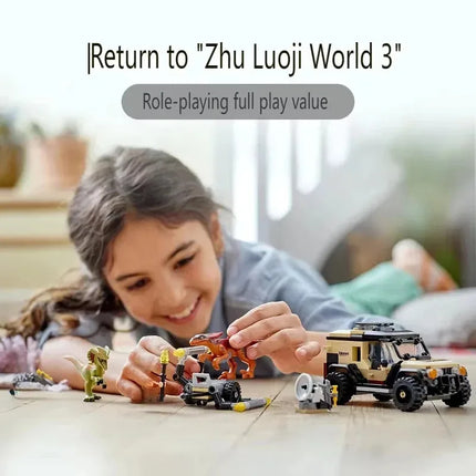 Dinosaur World Park Series Building Blocks Transport Microraptor