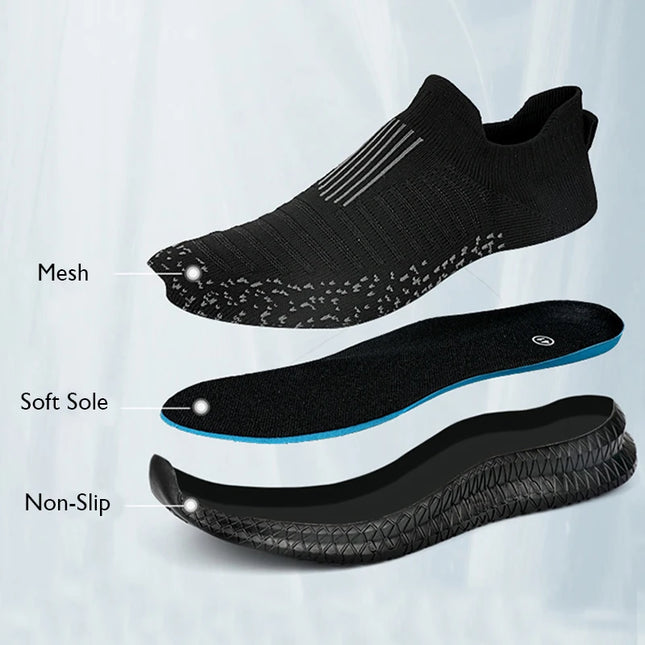 Men Casual Shoes Lightweight Outdoor Male Walking Shoes